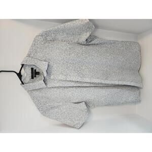 Marc Anthony Luxury Slim Fit Short Sleeve Shirt - Light Blue Floral